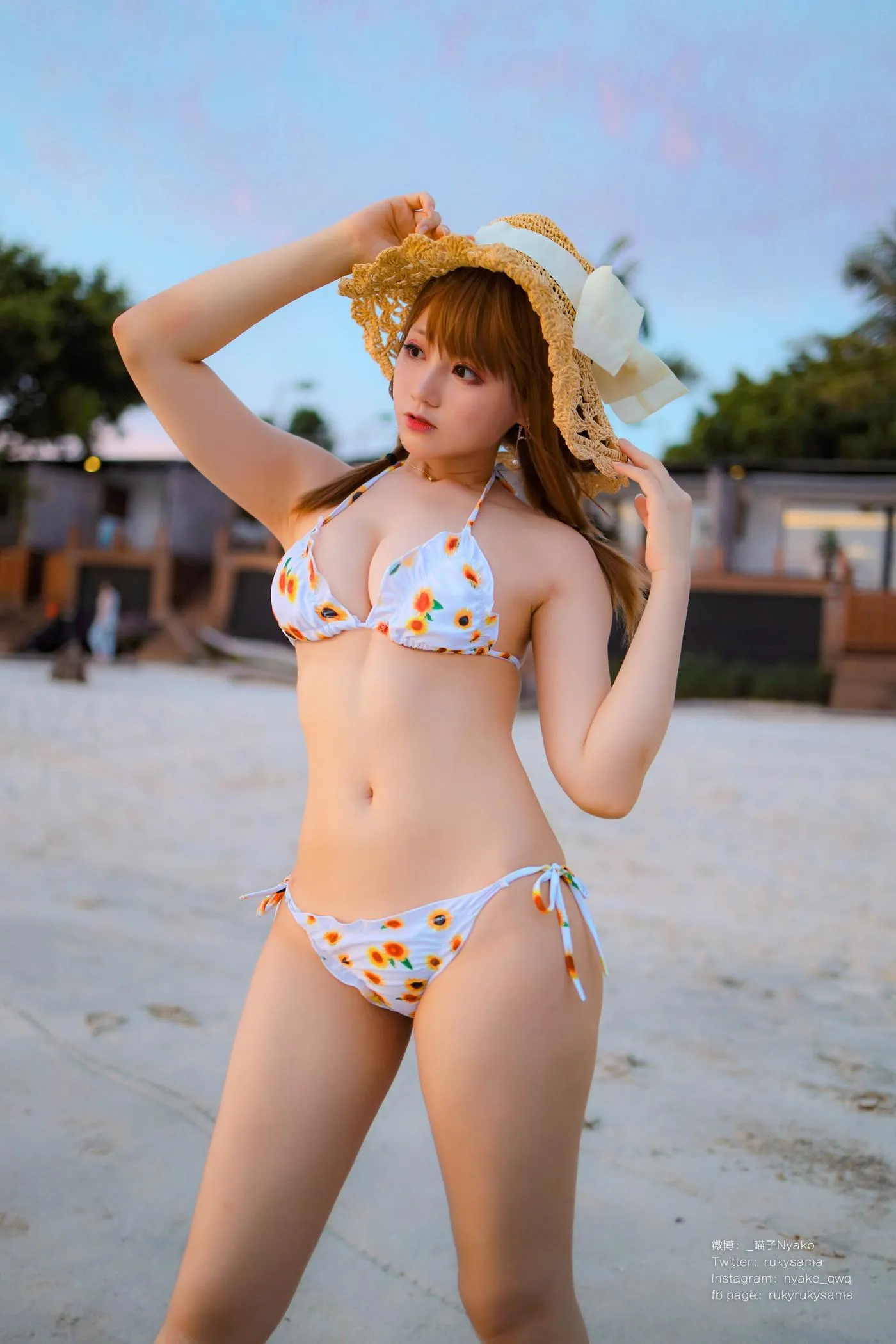 Nyako喵子 – NO.57 向日葵比基尼 [66P]插图7